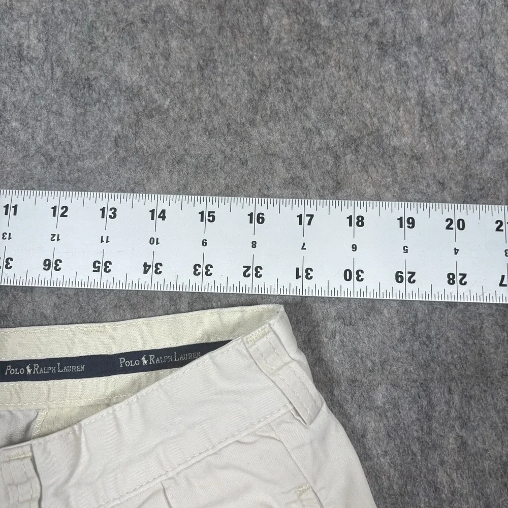 Polo Ralph Lauren Pants Men's Size 44x32 Khakis Classic Fit Pleated Cuffed‎ Hem